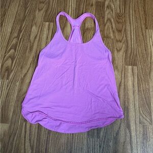 Lululemon Women's Pink Racerback Tank Top no size tag fits small medium
